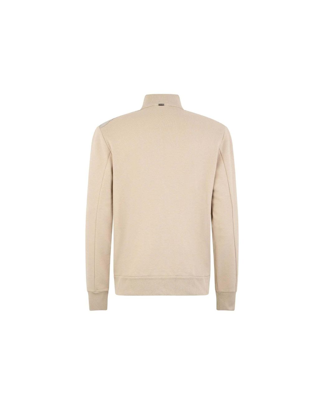 Herno Natural Zip-Up High Neck Sweatshirt for men