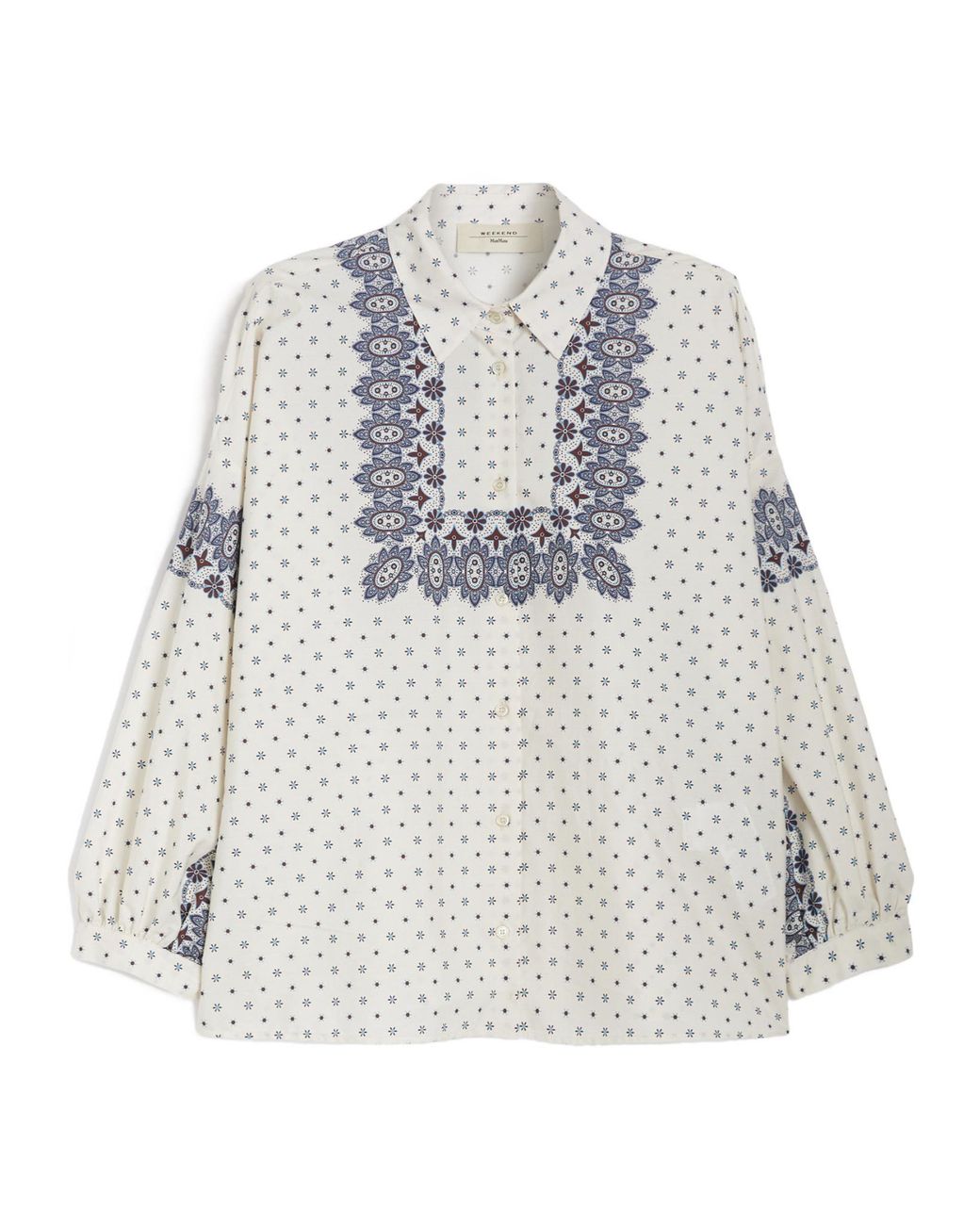 Weekend by Maxmara White Adda Button-Up Poplin Shirt