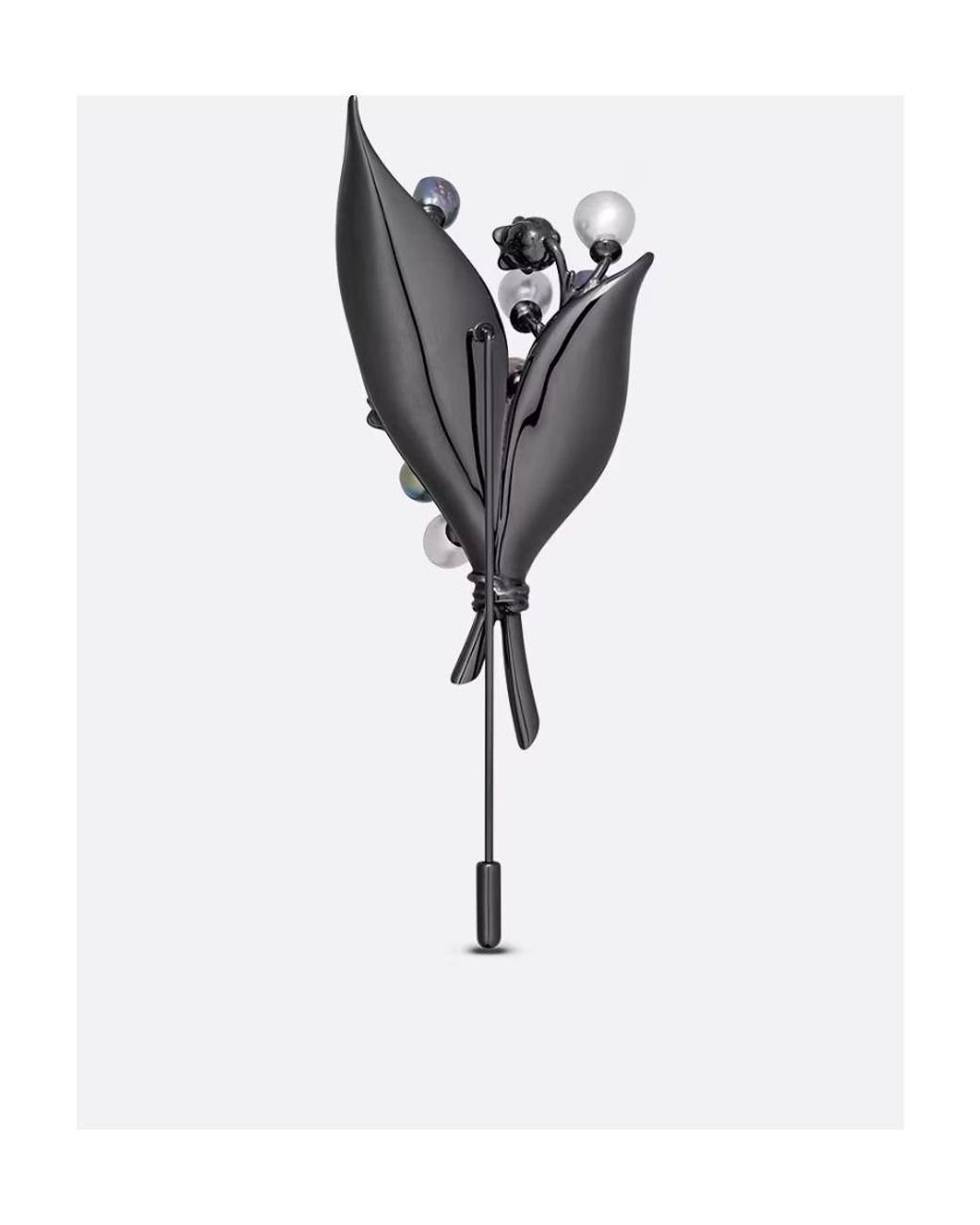Dior Lily Of The Valley Brooch in Black for Men | Lyst