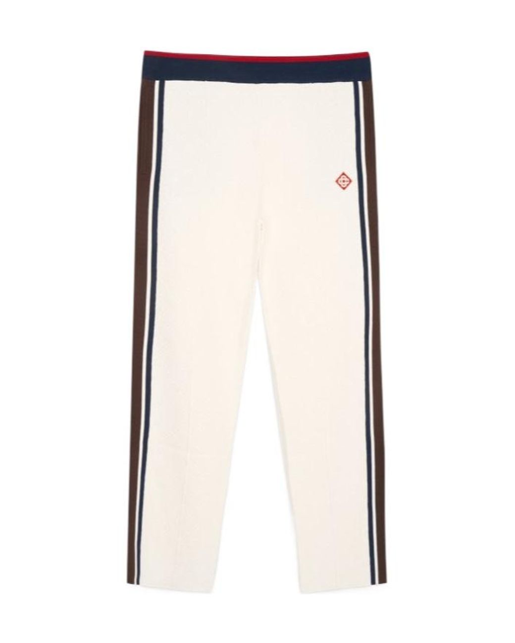 Casablanca Multicolor Logo Embroidered Jacquard Trousers for men