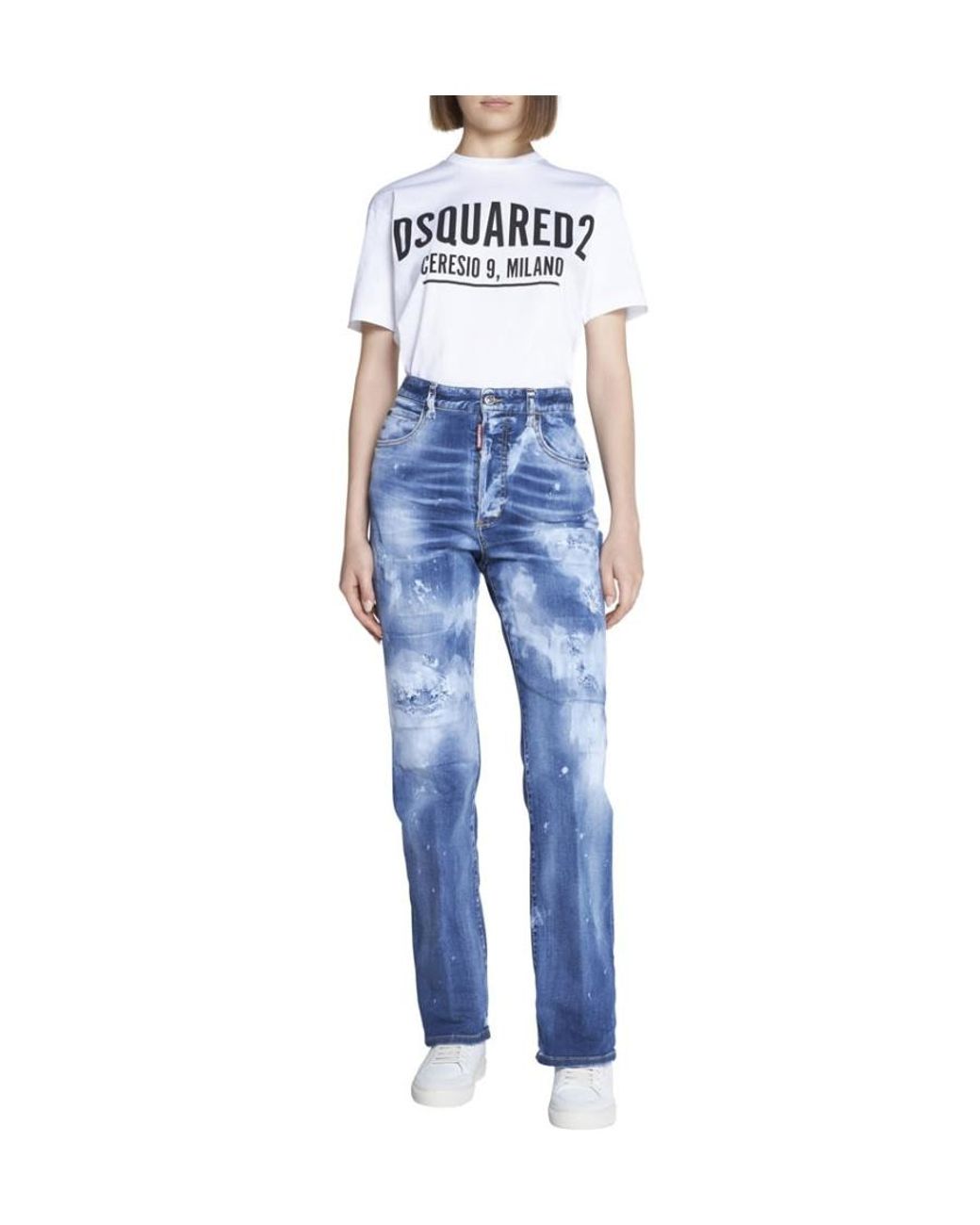 DSquared² Blue Roadie Jeans