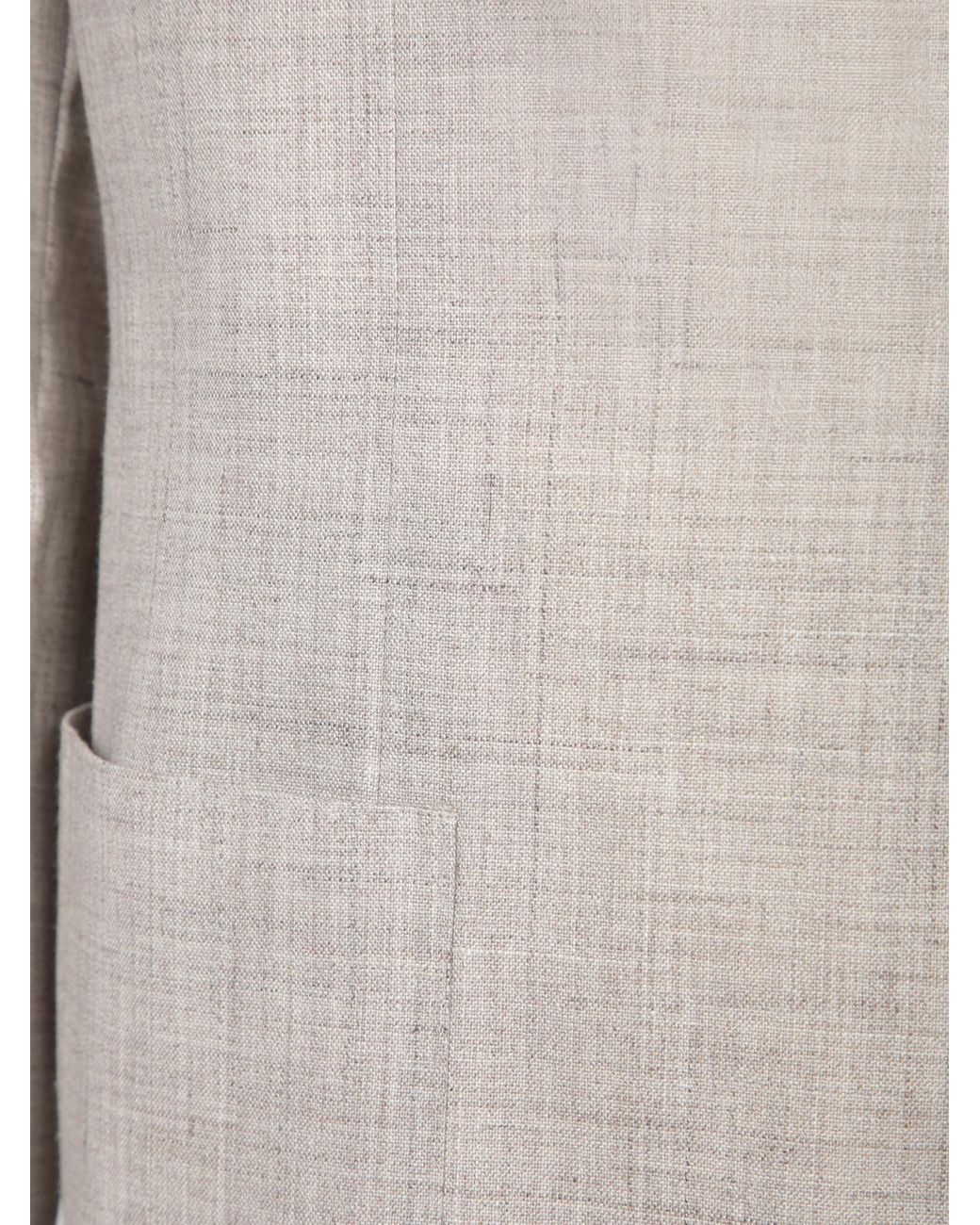 Canali Gray Two-Button Blazer for men