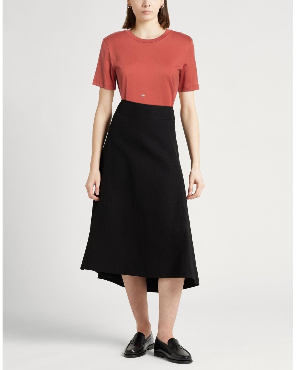 Max Mara Red Printed Short-Sleeve T-Shirt
