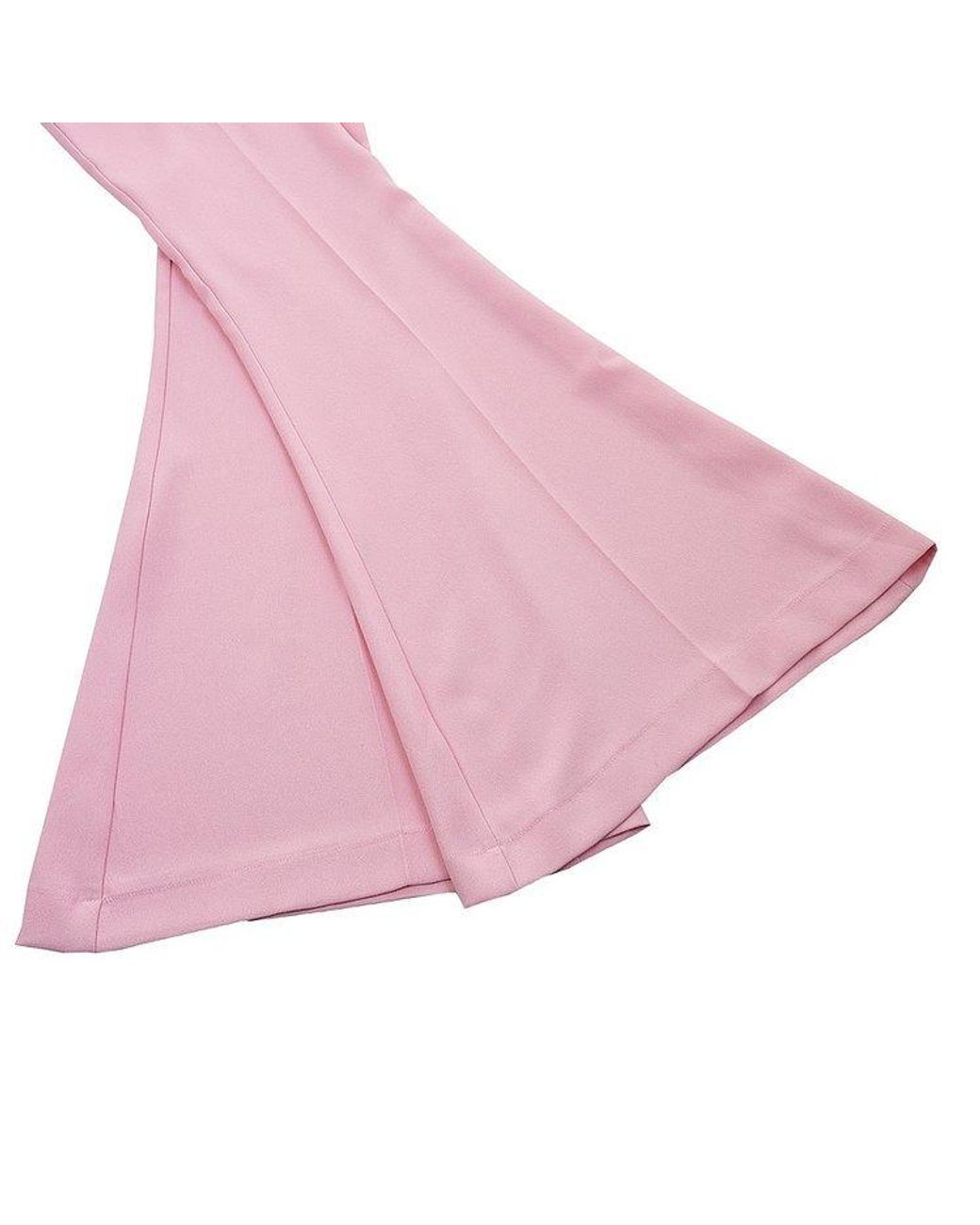 HEBE STUDIO Pink Casual Pants With Belt Loops