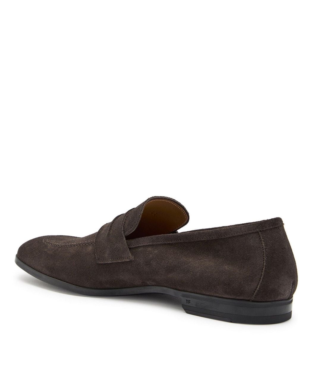 Tom Ford Brown Suede Loafers for men
