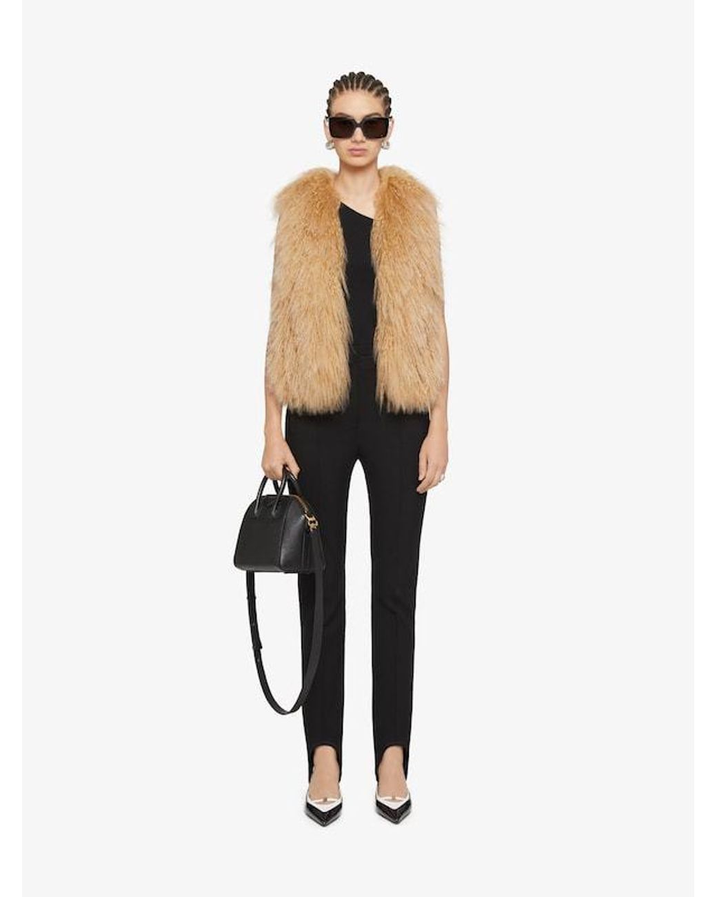 Givenchy Natural Fur Sleeveless Jacket