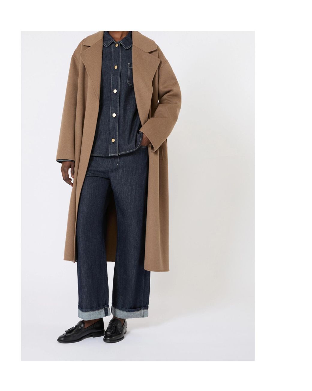 Max Mara Blue Denim Shirt