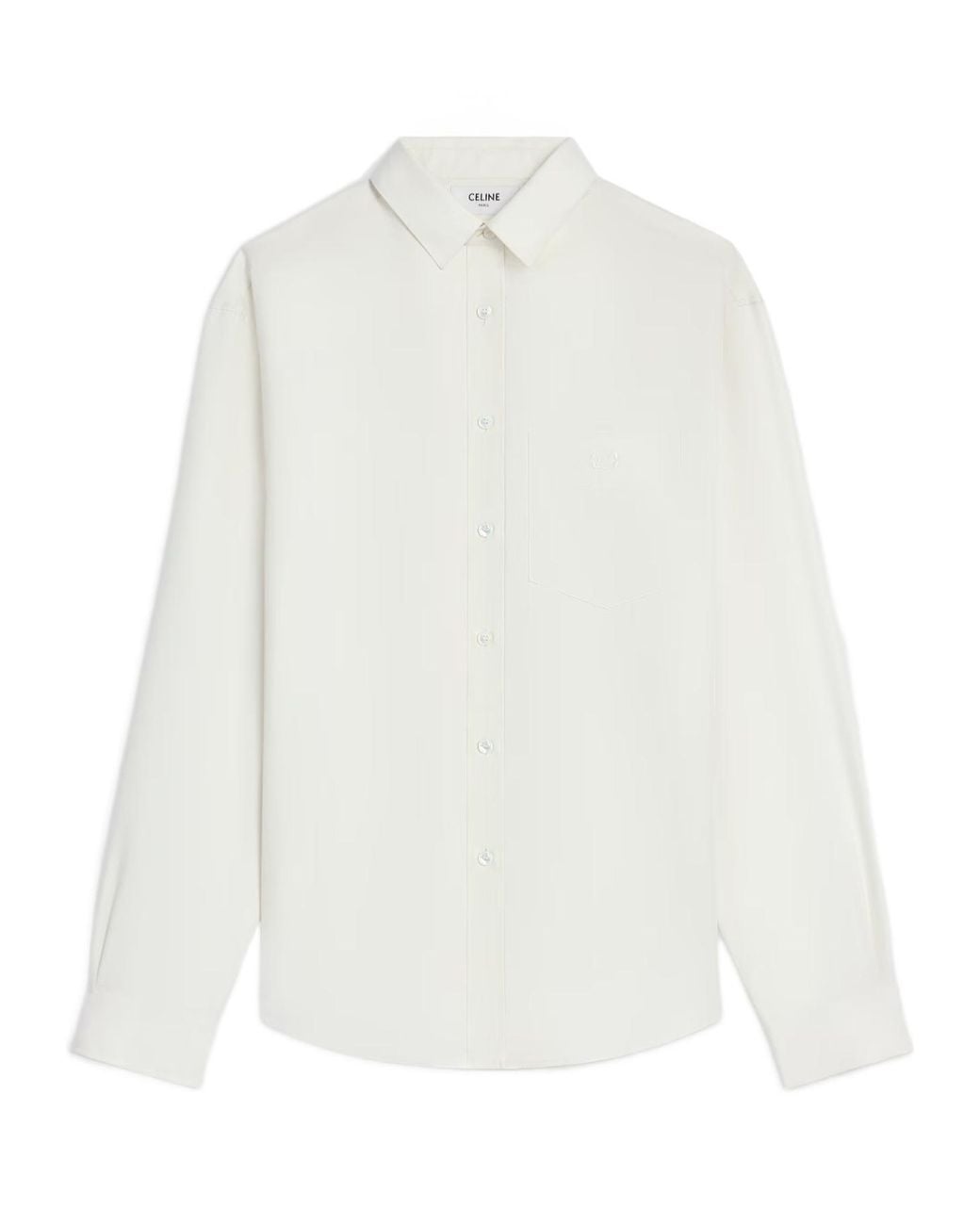 Céline White Relaxed Shirt