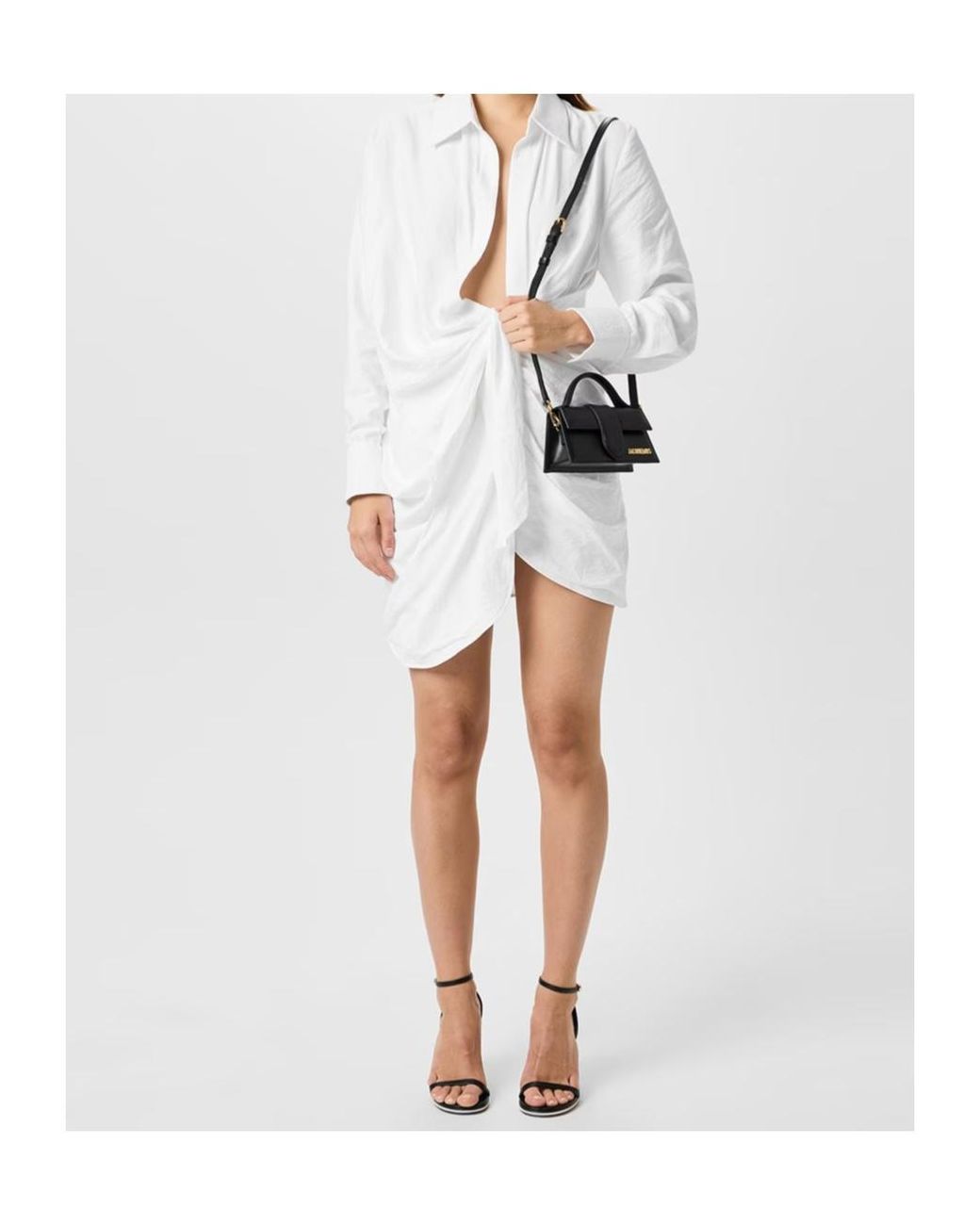 Jacquemus Black Le Bambino Logo Shoulder Bag