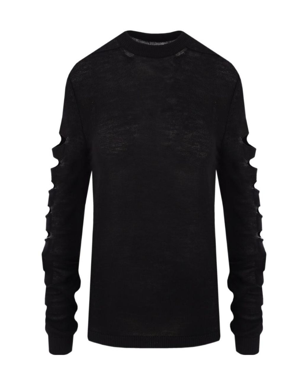 Rick Owens Black Spartan Biker Knitted Jumper