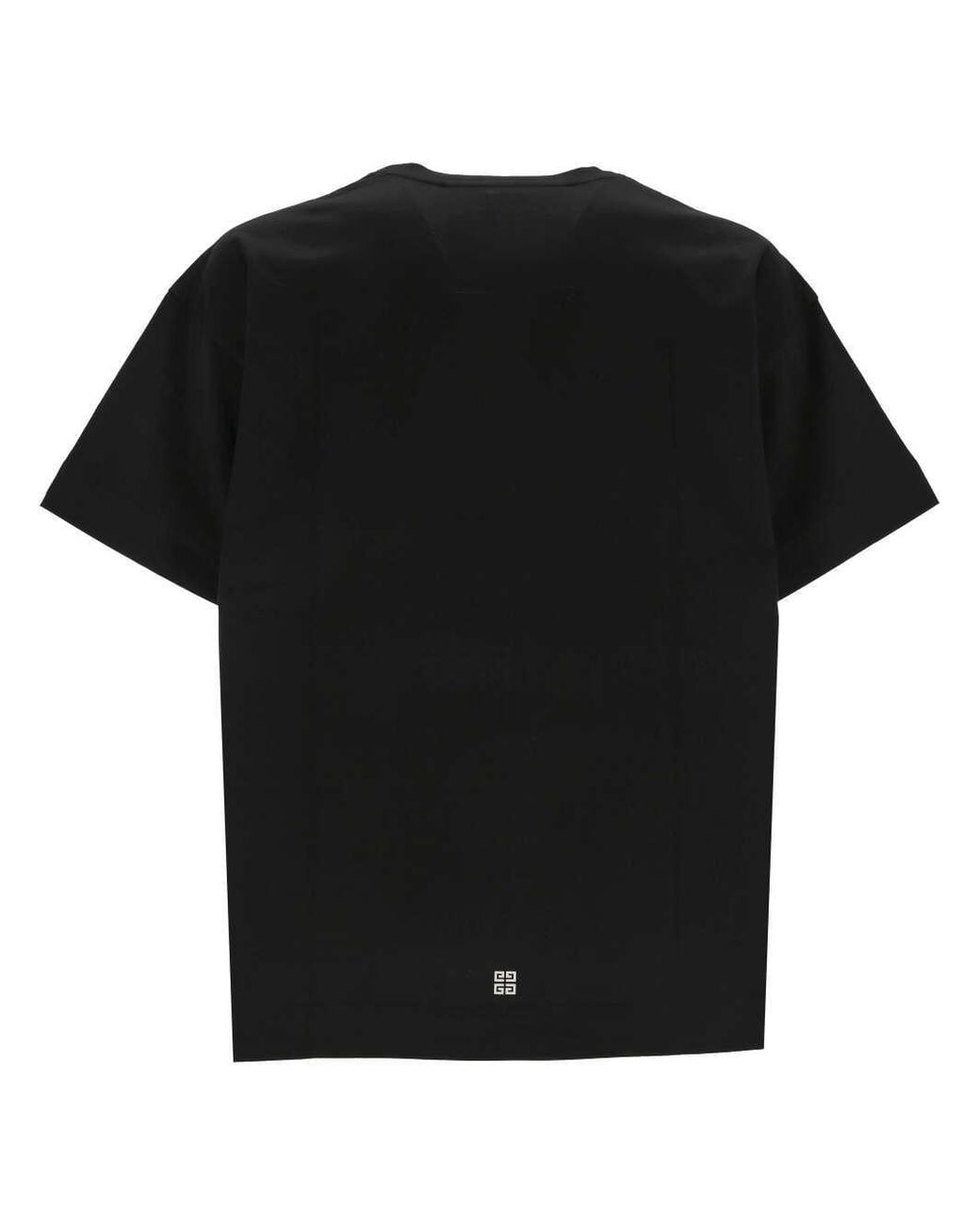 Givenchy Black Boxy Fit Crewneck T-Shirt for men