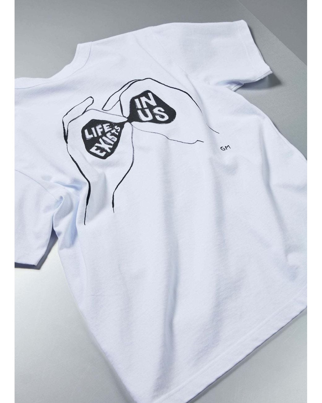 Sacai Blue Logo Detailed Crewneck T-Shirt
