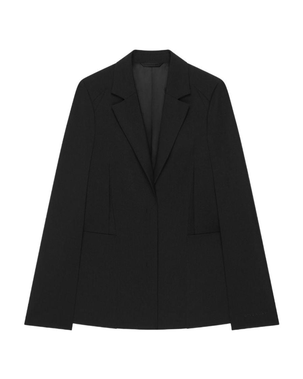 Givenchy Black Slim-Fit Dart Jacket