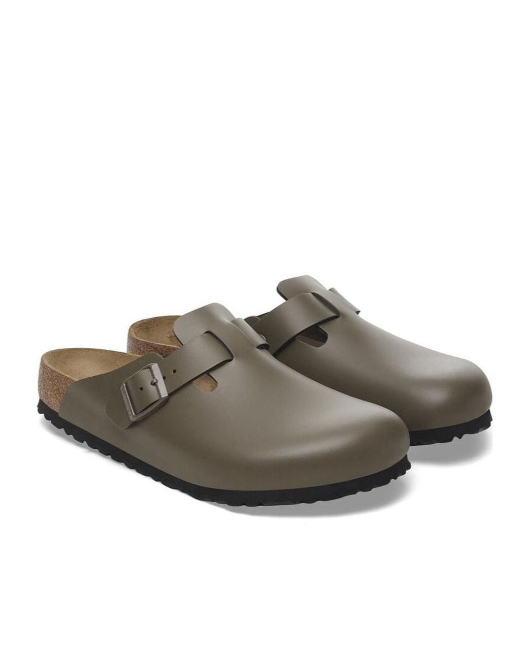 Birkenstock Brown Boston Slip-On Clogs for men