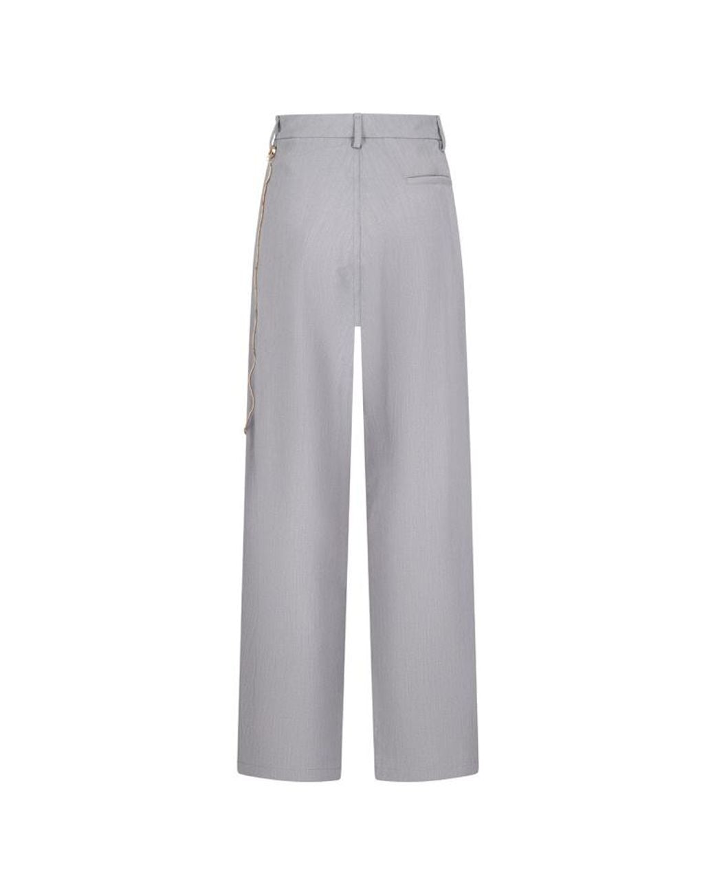 DARKPARK Gray Phebe Chain-Detail Pants