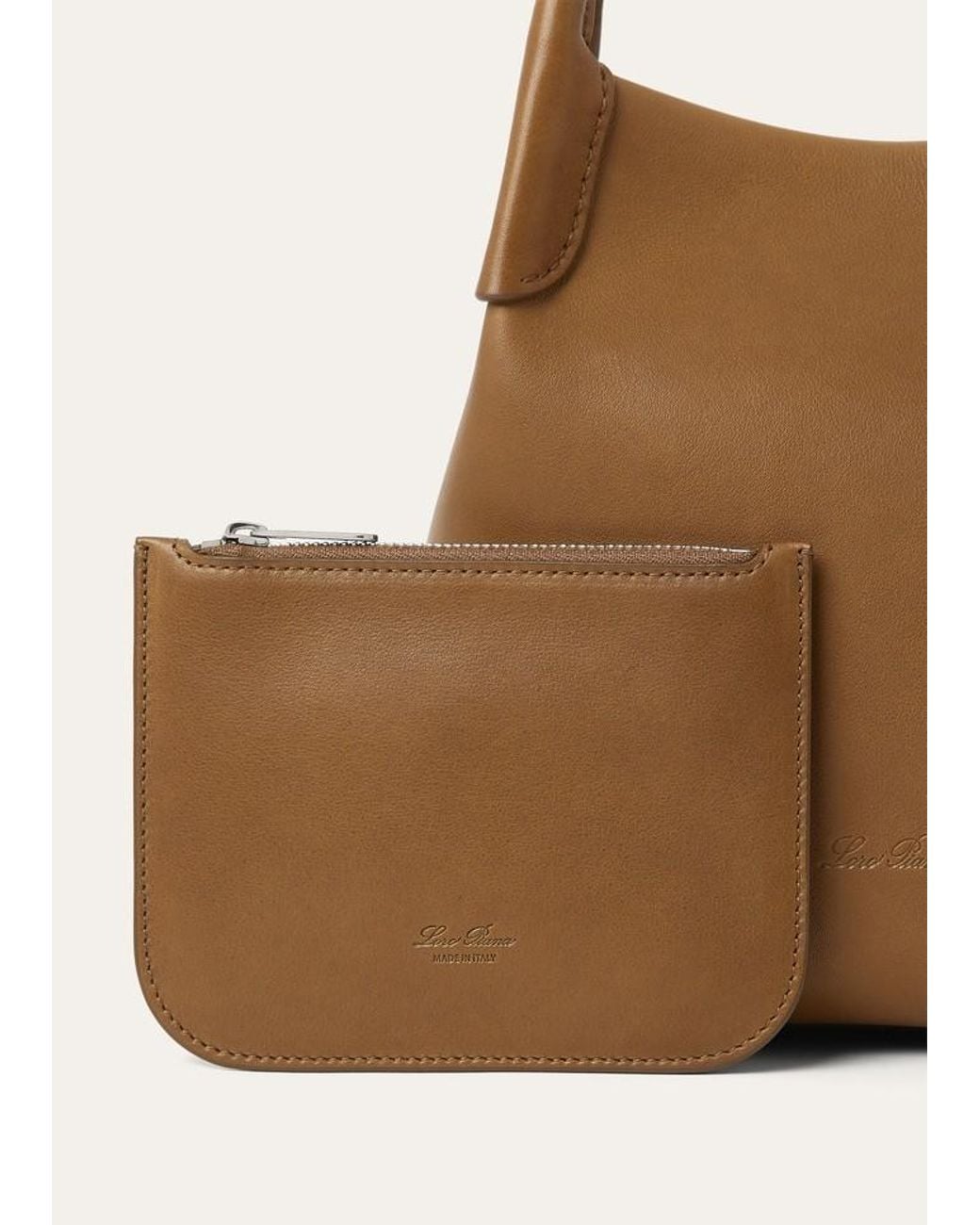 Loro Piana Brown Small Bale Bag