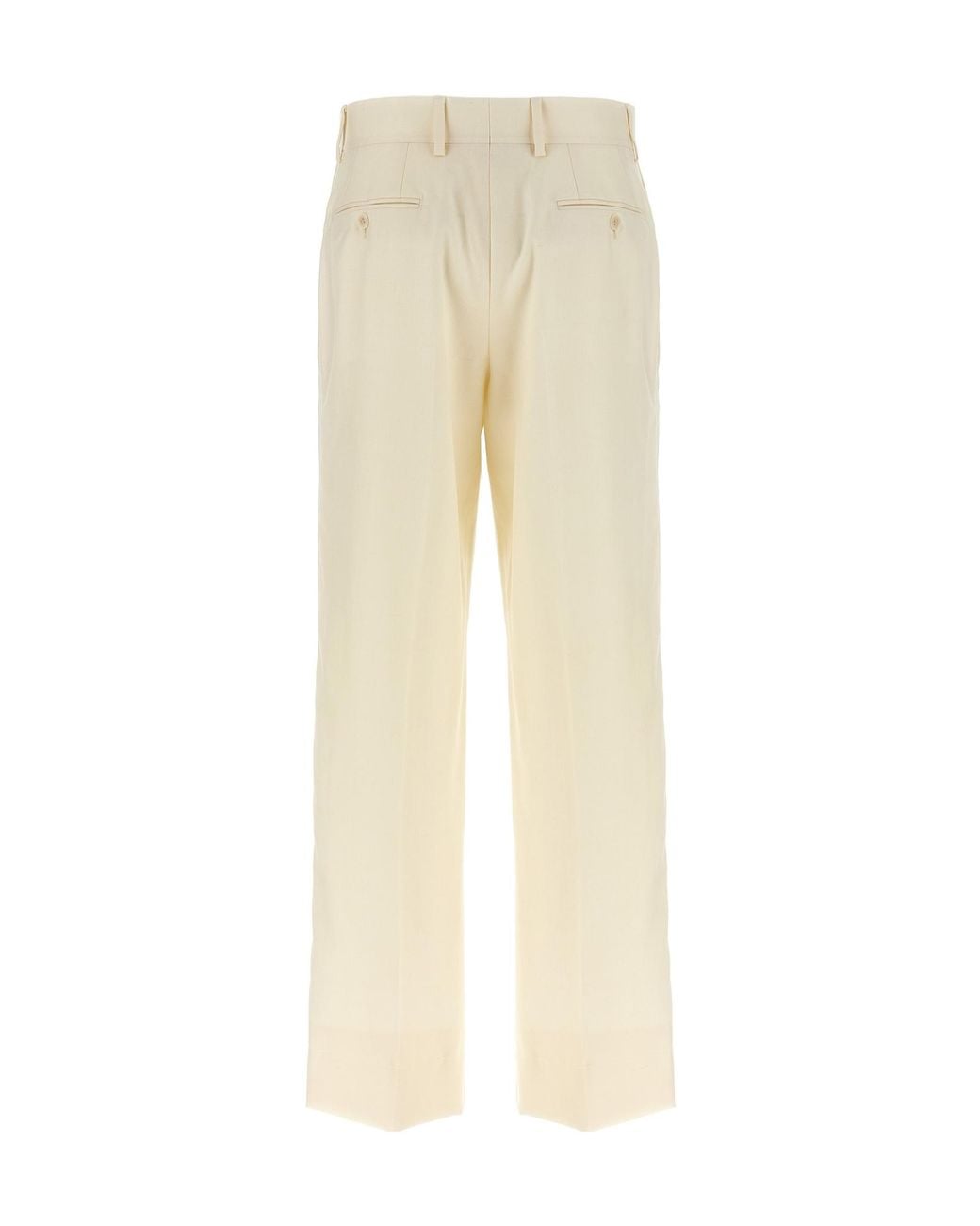 Brioni Natural Herringbone Palinuro Pants