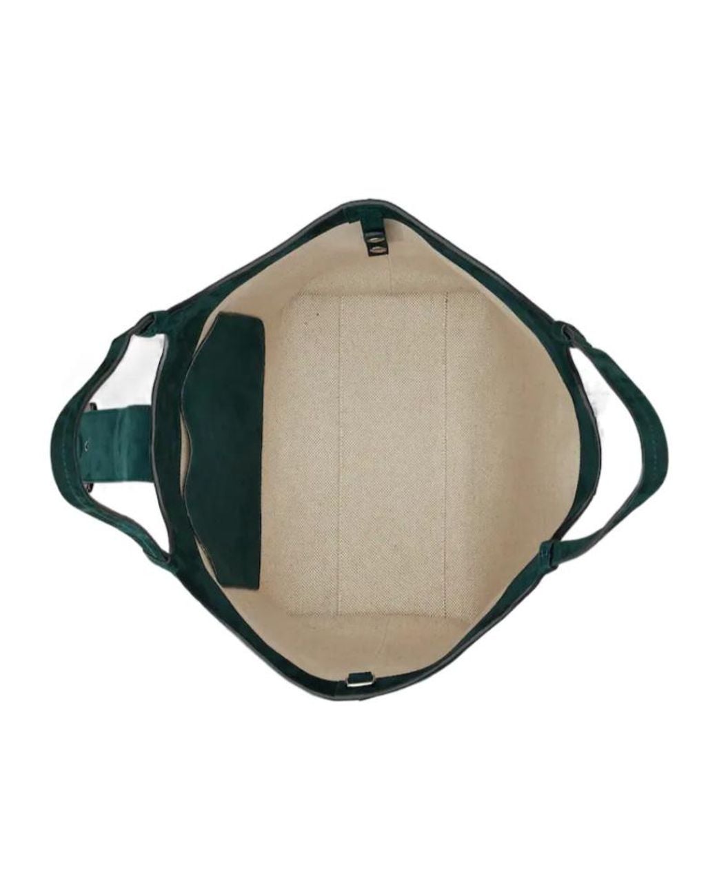 Roger Vivier Green Belle Vivier Medium Shopping Bag