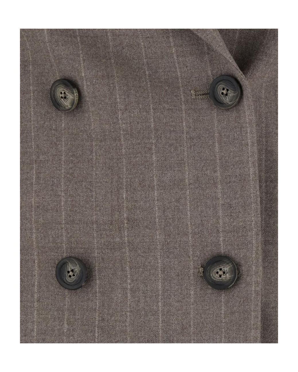 Tagliatore Gray Paris Double-Breasted Pinstripe Suit