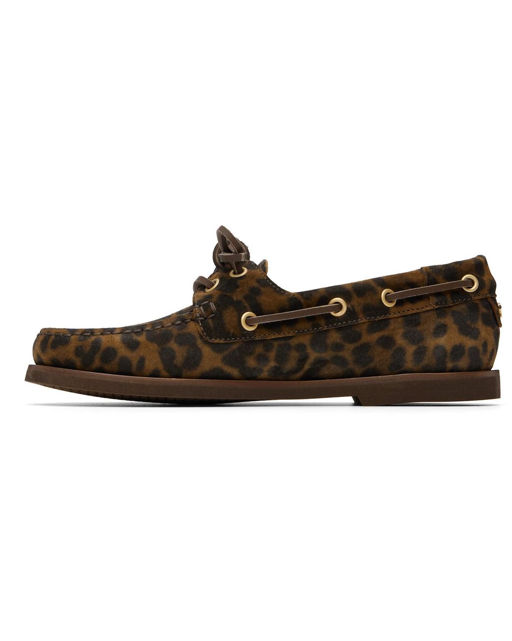 Gianvito Rossi Brown Vandee Boat Shoes