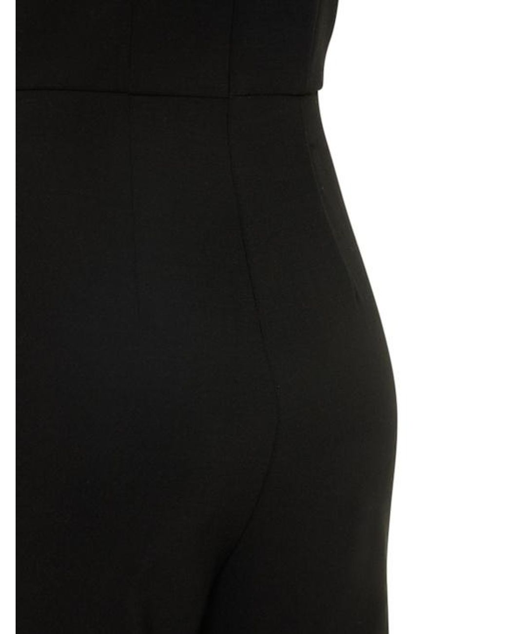 Michael Kors Black Oversized Jumpsuit With V-Neckline