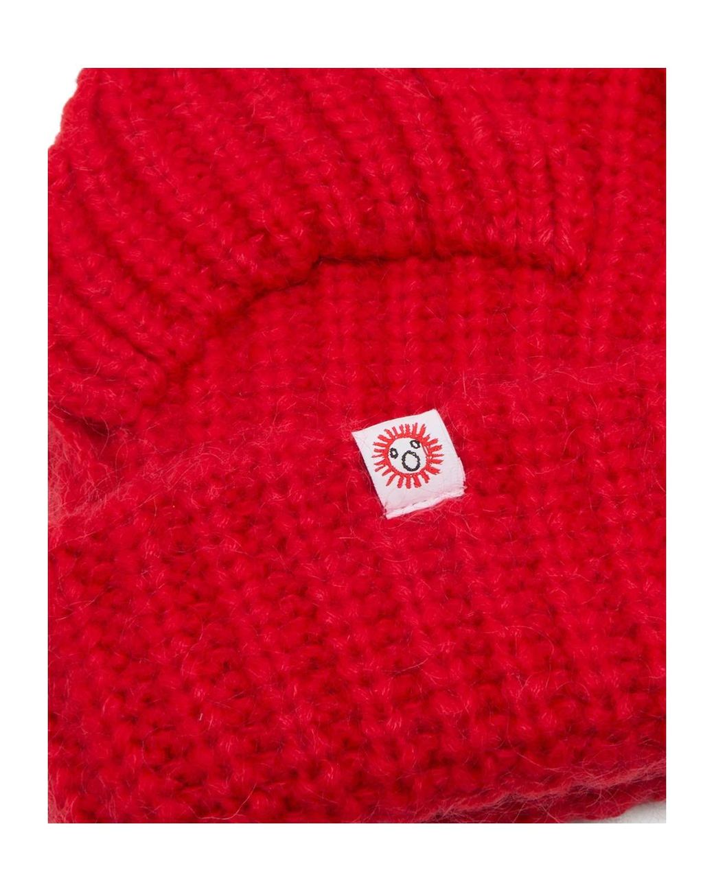 charlesjeffreyloverboy Red Chunky Ears Beanie Hat