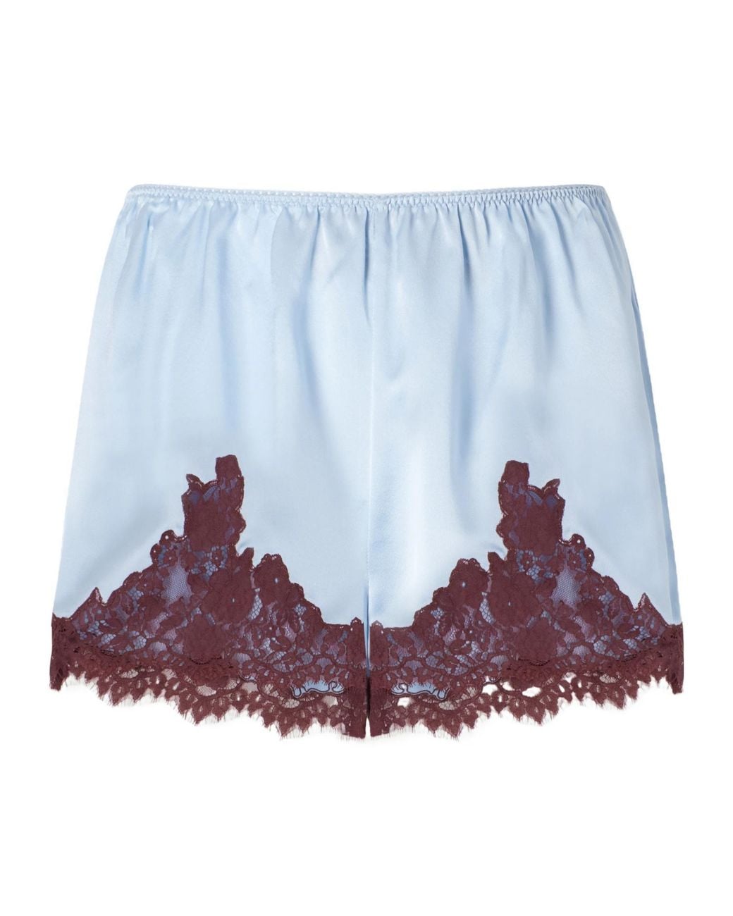Doen Blue Silk Shorts