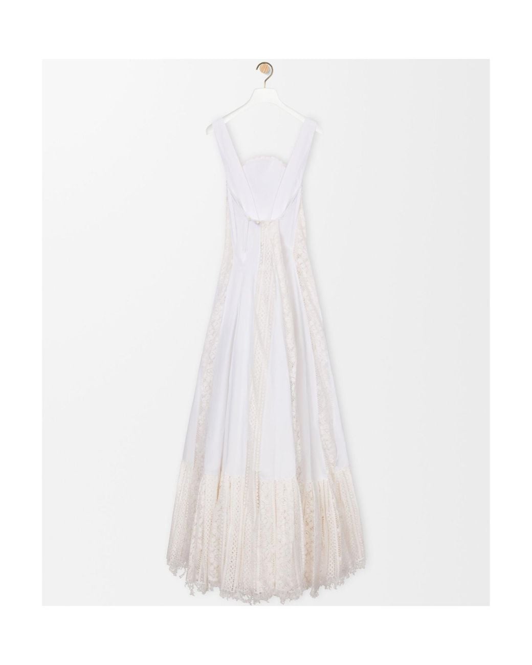 Loewe White Lace Dress