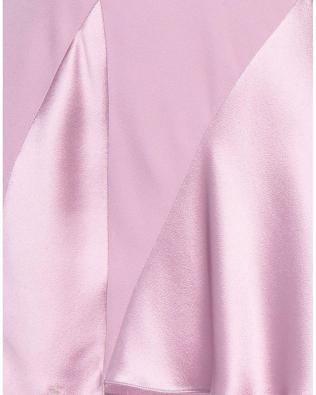 Maison Margiela Pink Minimalist Solid-Color Sleeveless Dress