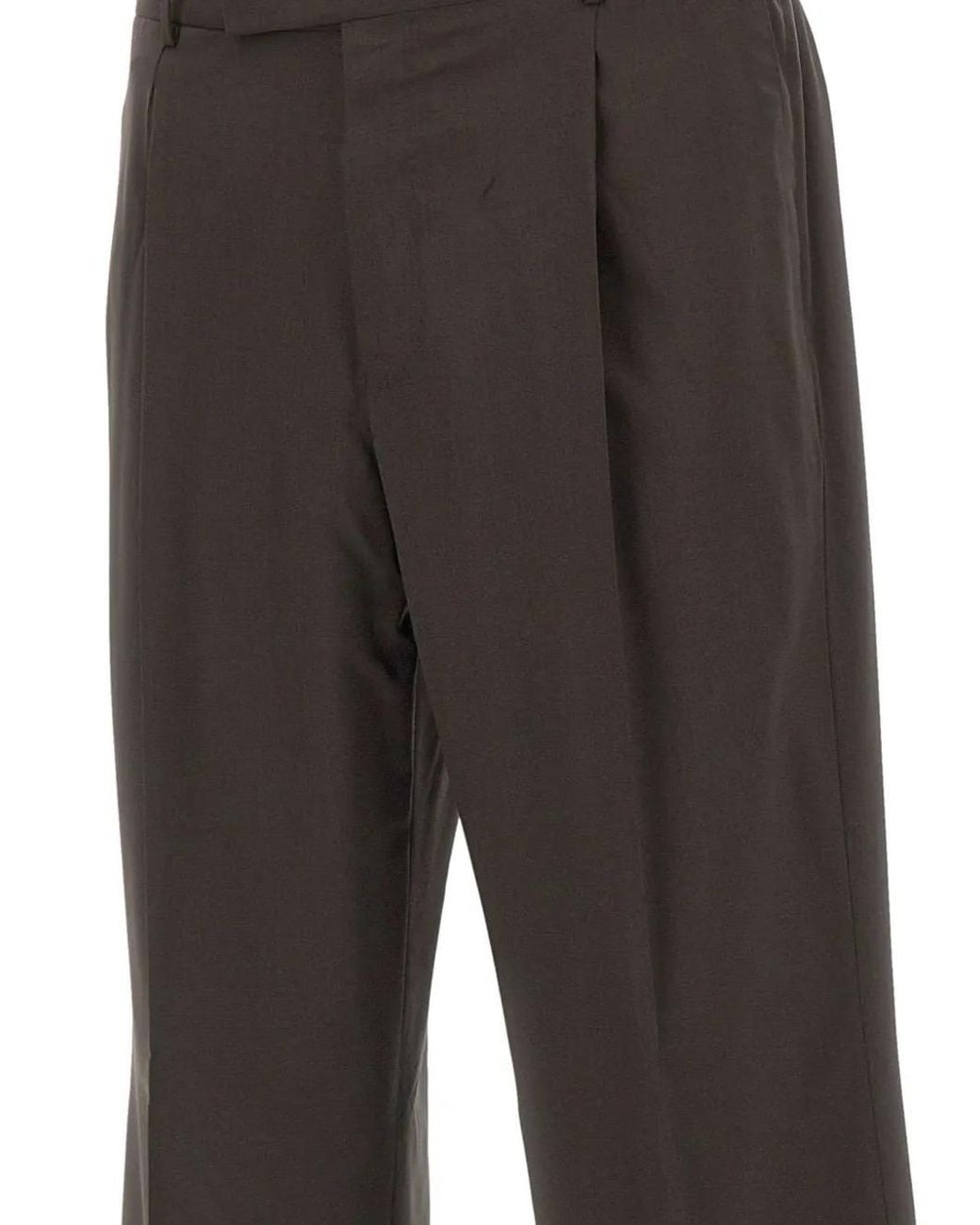 Pt Pantaloni Gray Pt Torino Quindici Wide-Leg Pants for men
