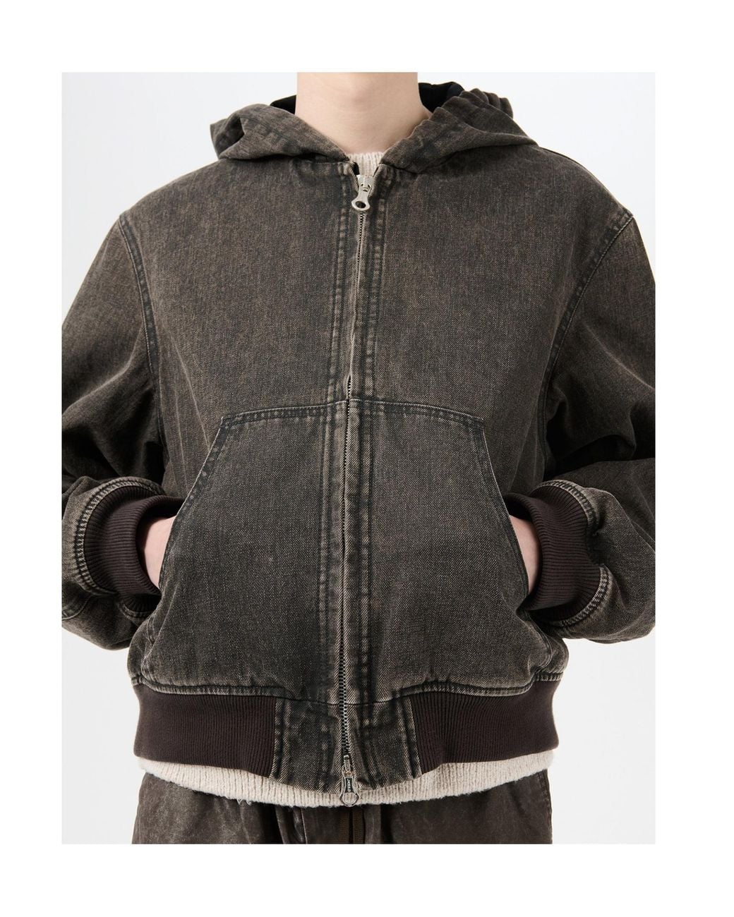Our Legacy Gray Bank Hooded Jacket for men
