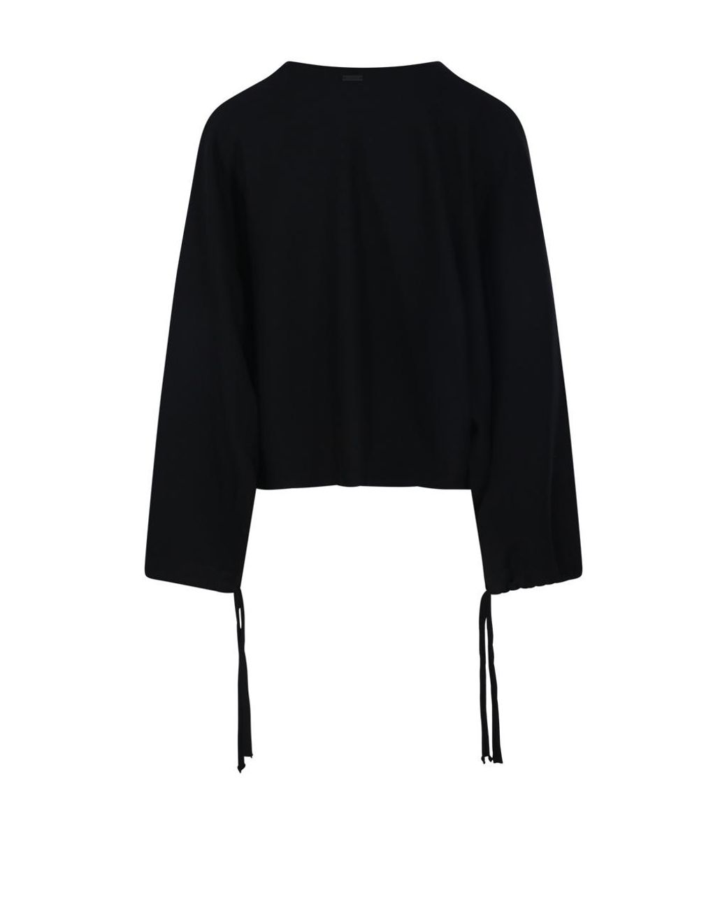 Max Mara Black Frais Crewneck Long-Sleeved Jumper