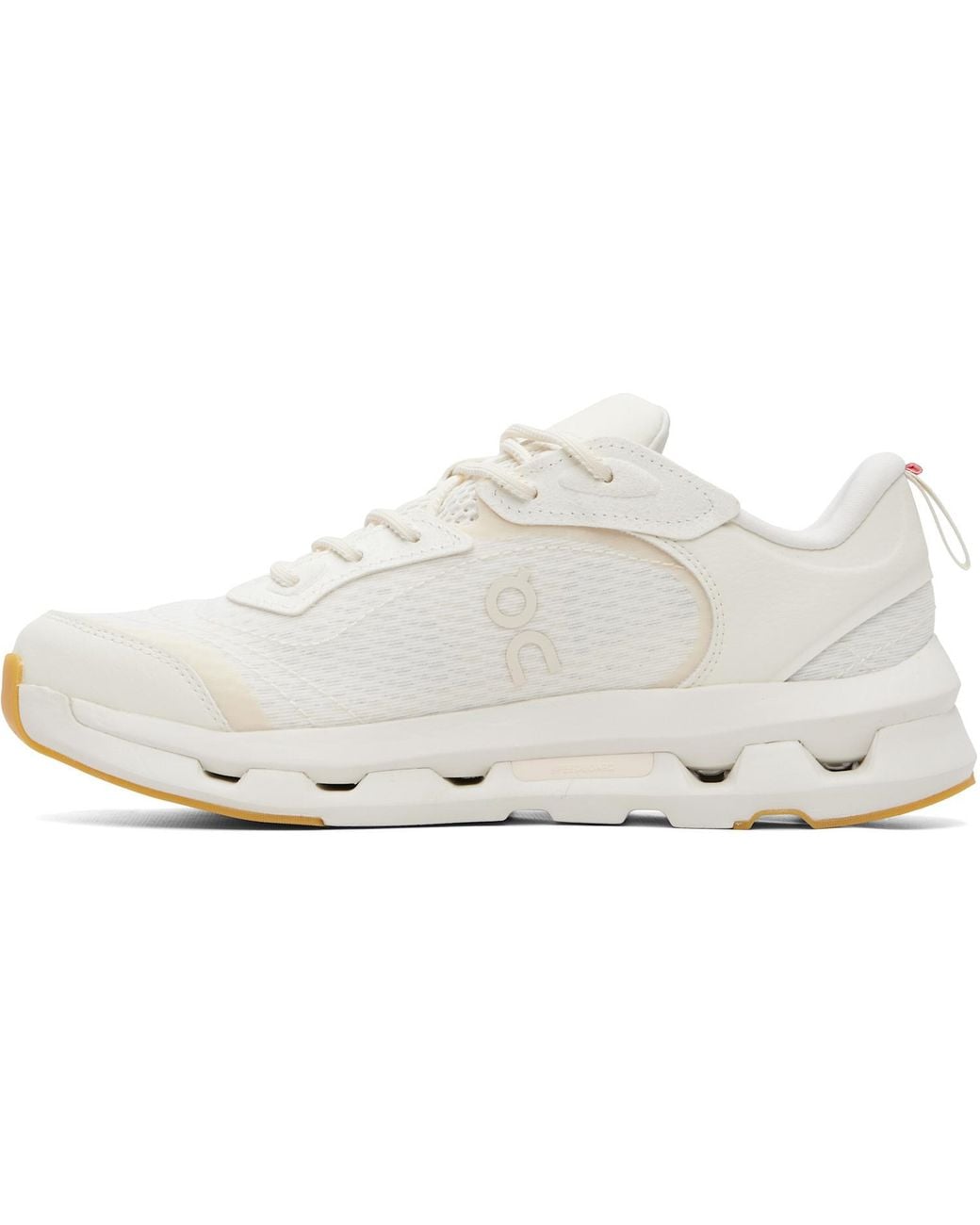 On Shoes White Cloudzone Moon Sneakers for men