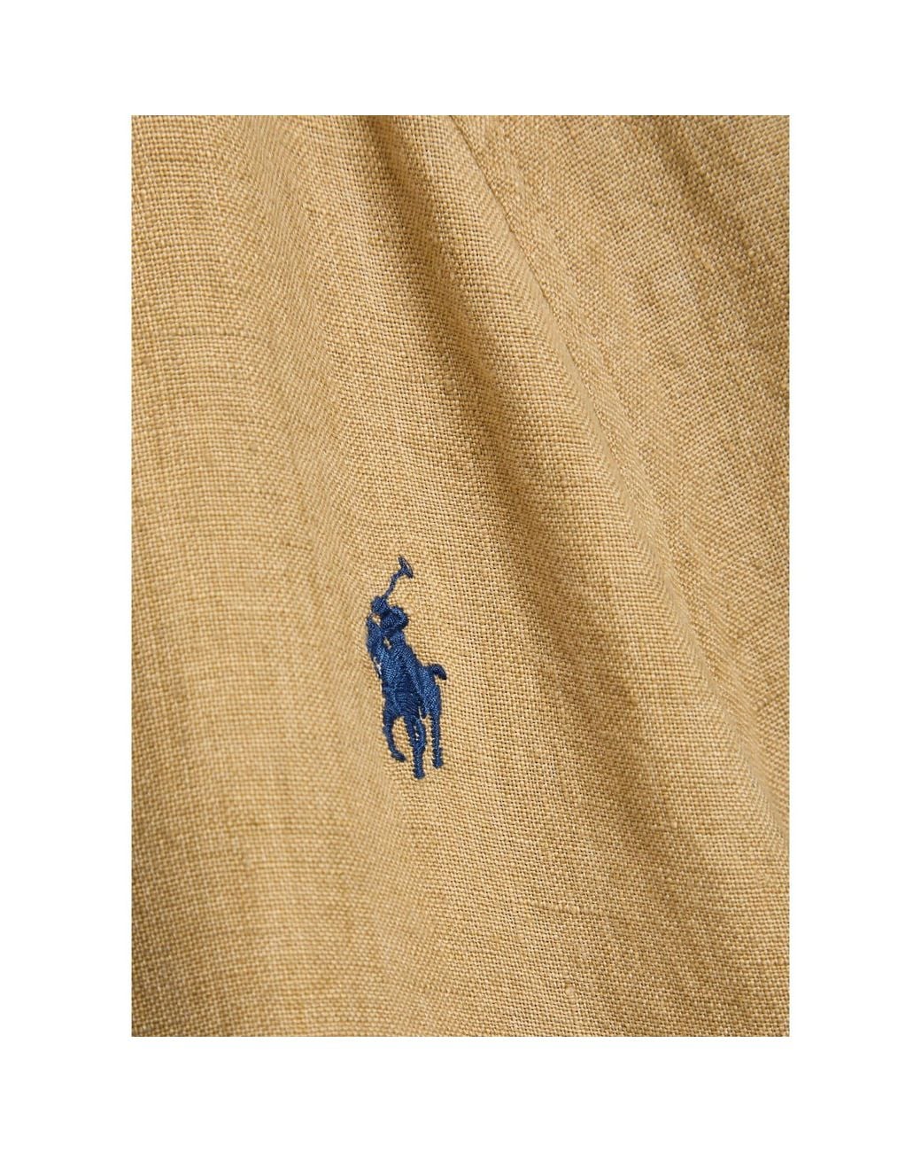 Polo Ralph Lauren Natural Simple Linen Shirt Coat