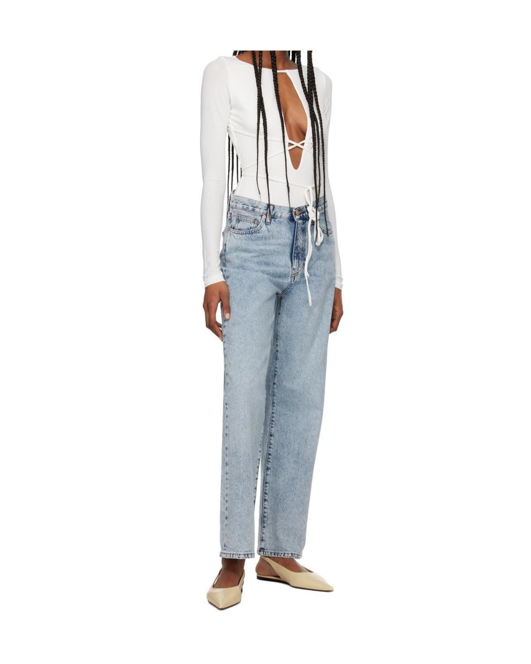 TOVE Blue Sofie Straight-Leg Boyfriend Jeans