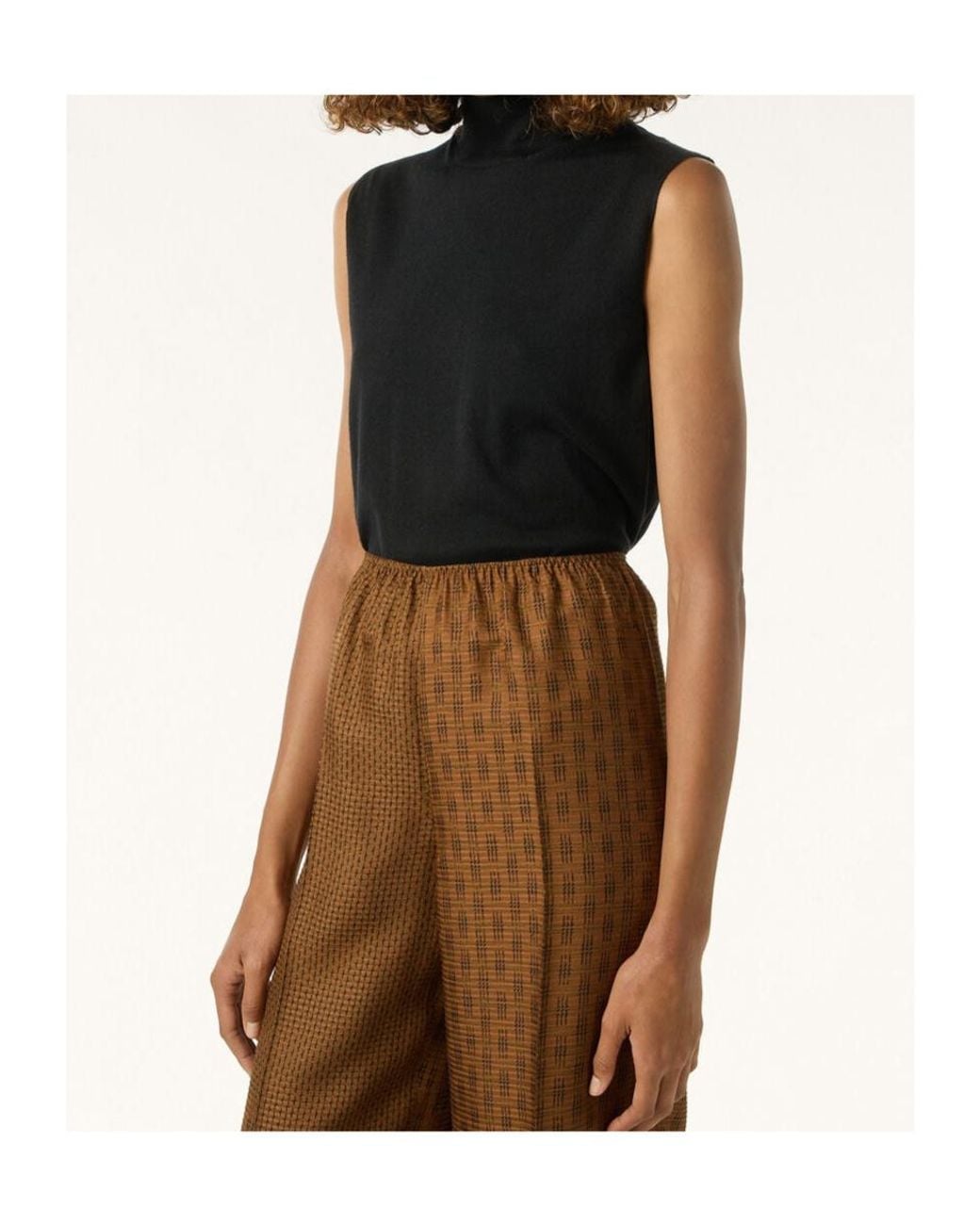 Loro Piana Black Piuma Top