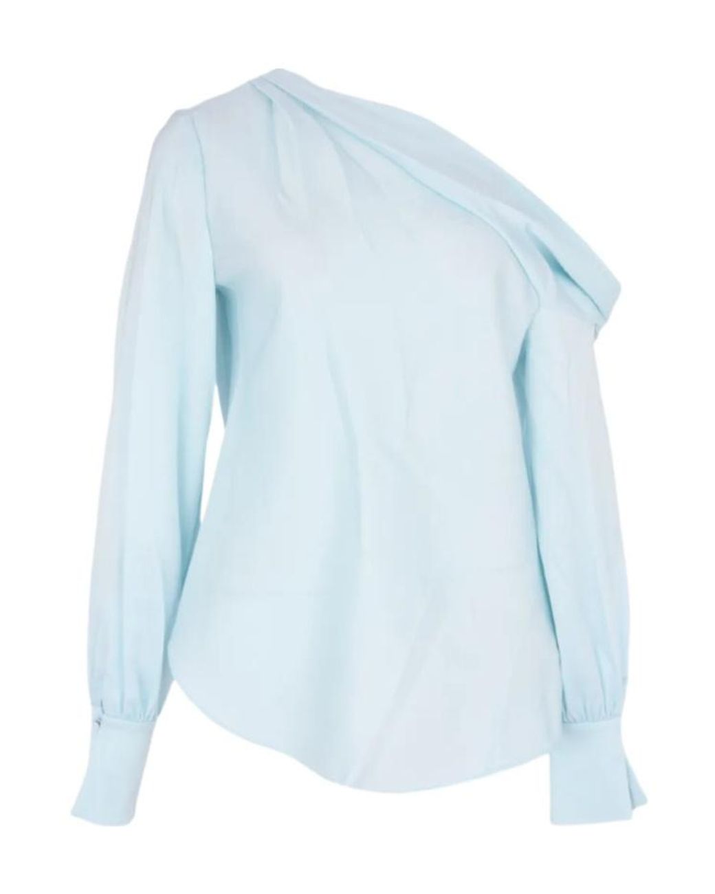 Jonathan Simkhai Blue Alice One Shoulder Top