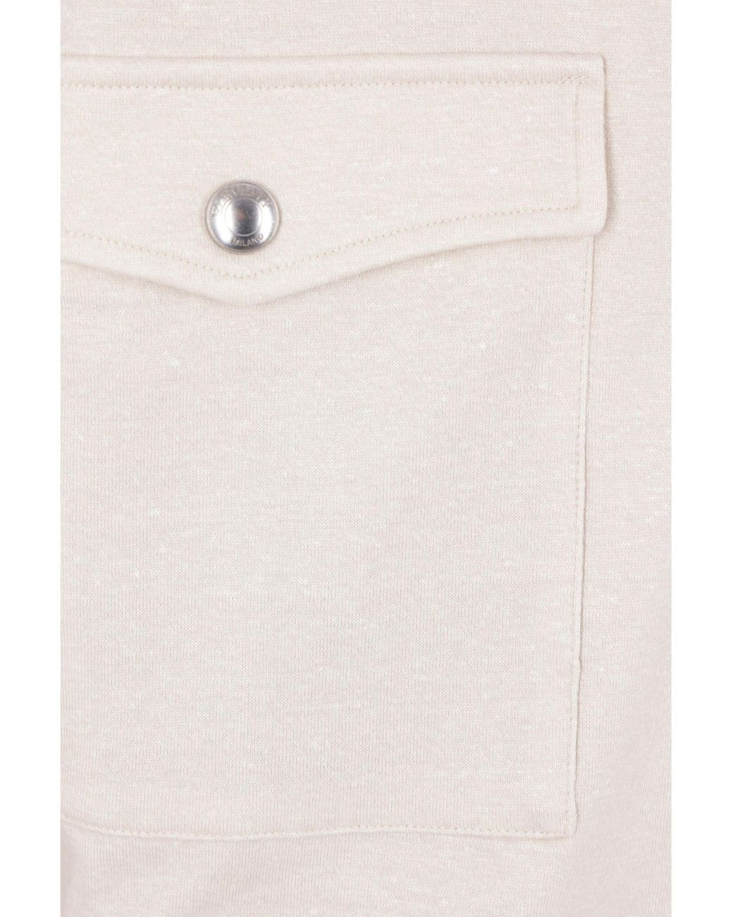 Eleventy Pink Patch Pocket Ribbed Jacket for men