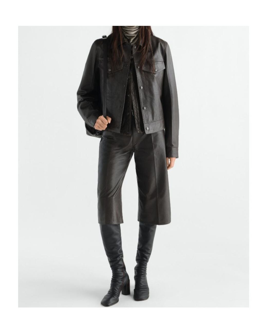 Lemaire Black Trucker Jacket