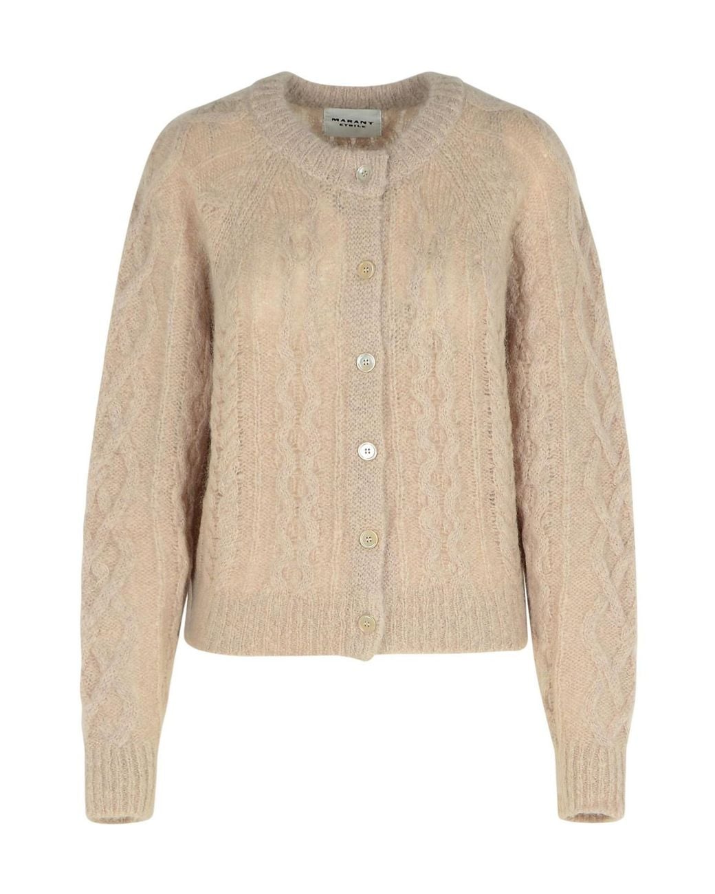 Isabel Marant Natural Isabel Marant Étoile Buttoned Knitted Cardigan