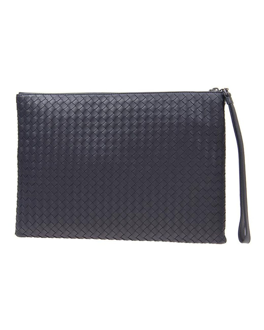 Bottega Veneta Black Intrecciato Clutch Bag for men