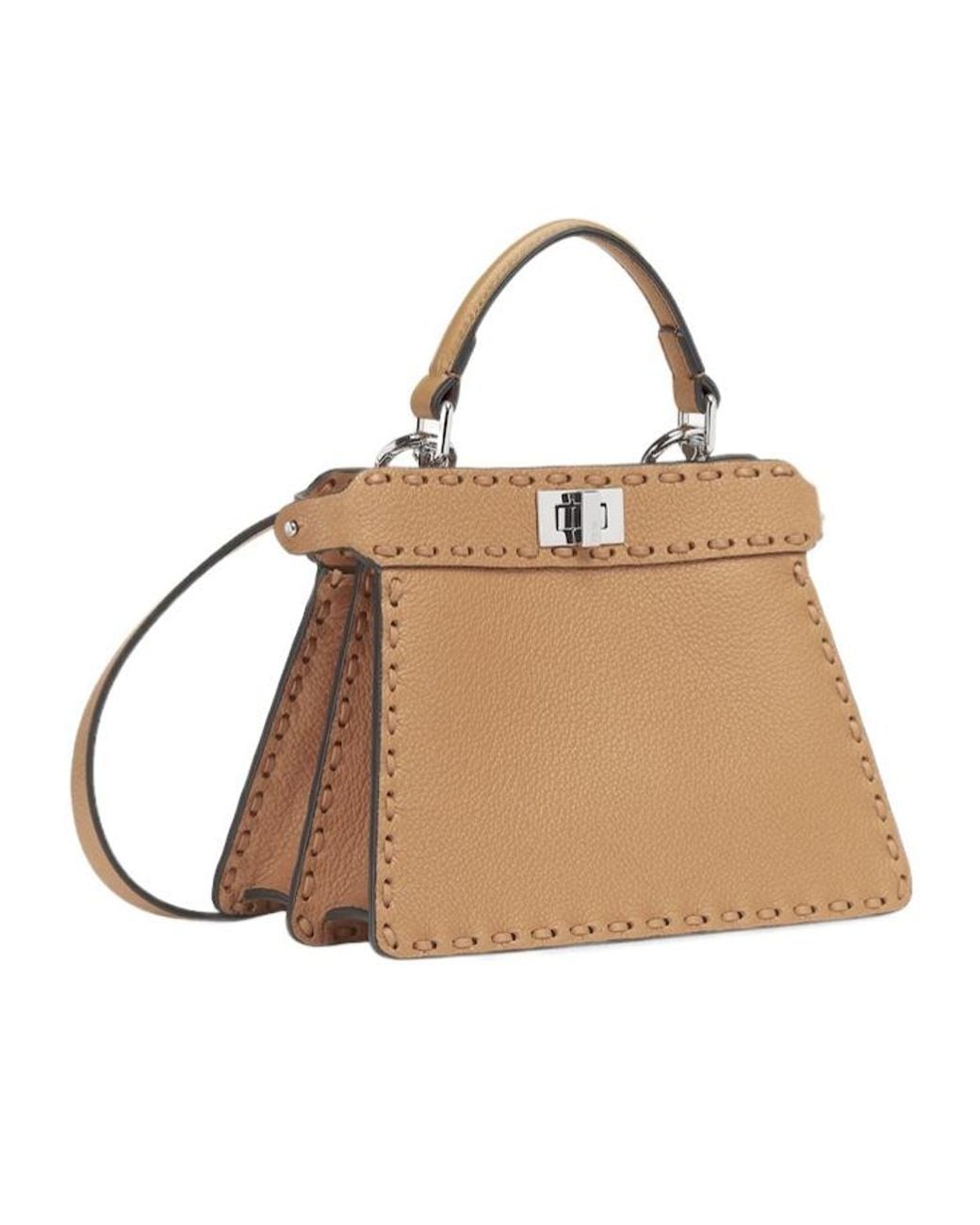 Fendi Natural Peekaboo Iseeu Petite Tote Bag