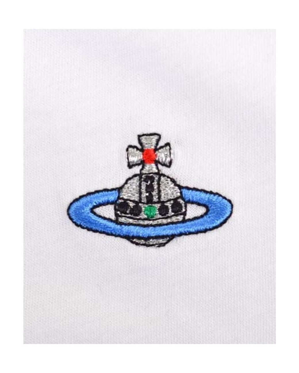 Vivienne Westwood White Logo Short-Sleeved T-Shirt for men