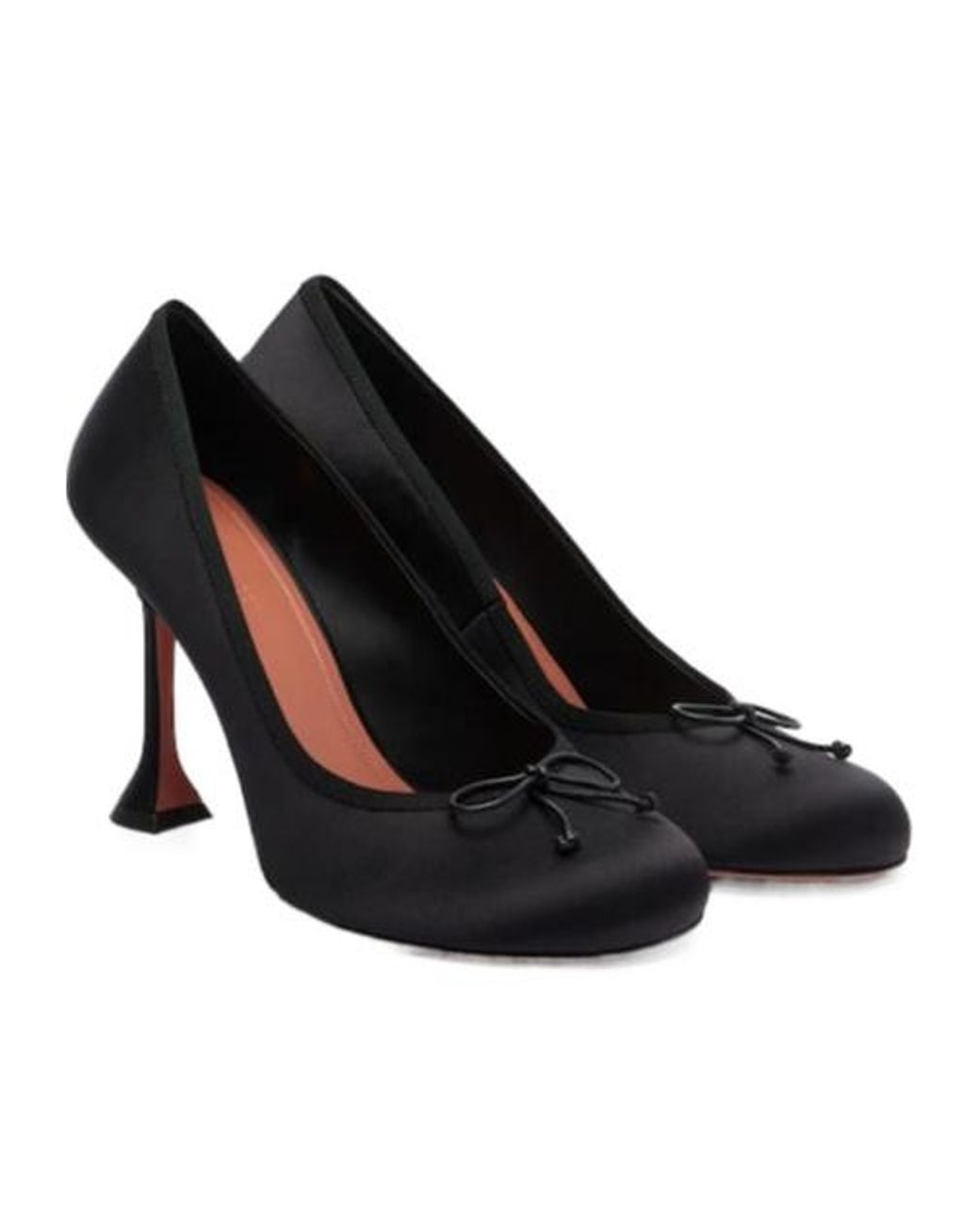 AMINA MUADDI Black Bowknot High Heels
