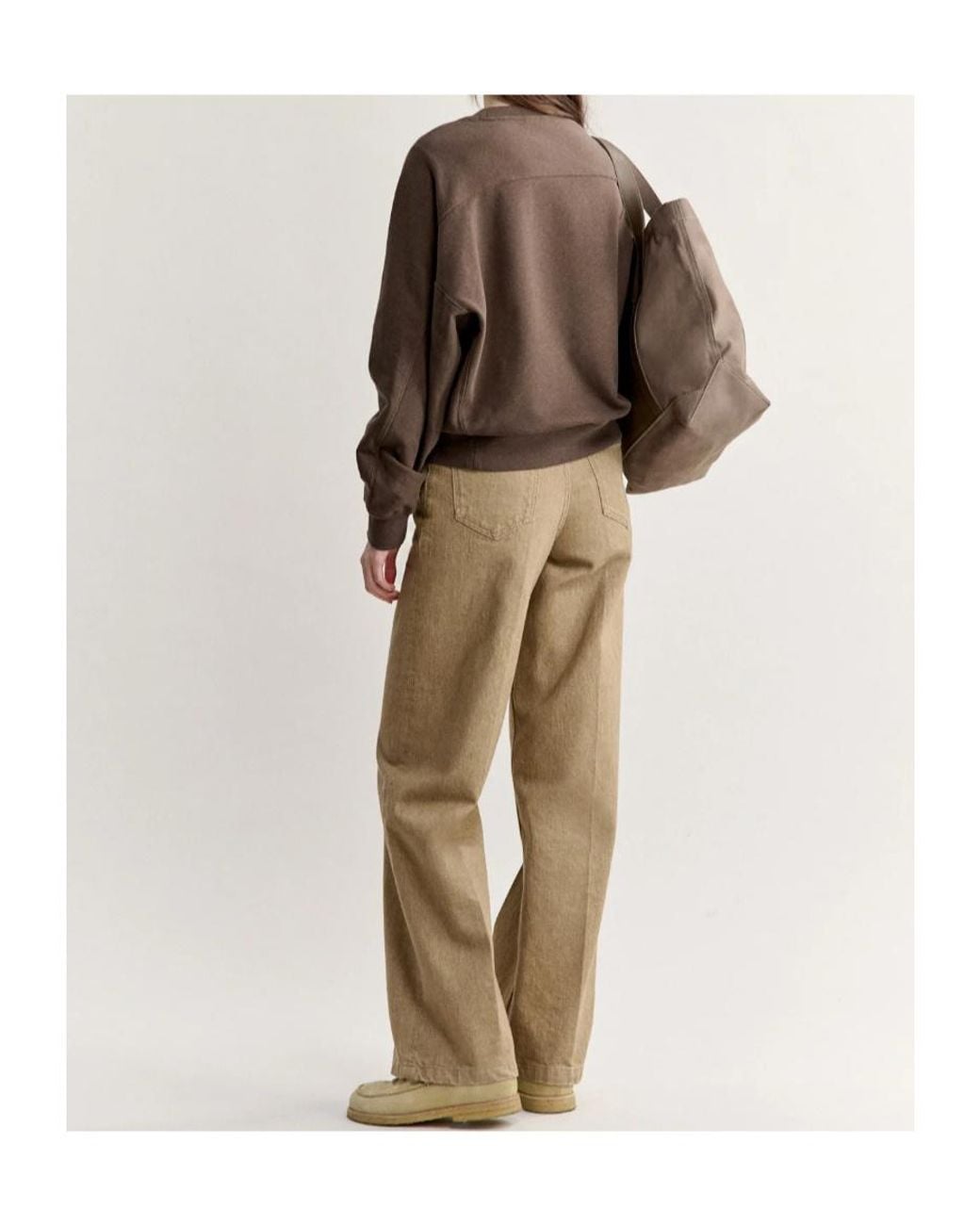 Maison Kitsuné Brown Maison Kitsuné Baby Fox Open-Pocket Sweatshirt