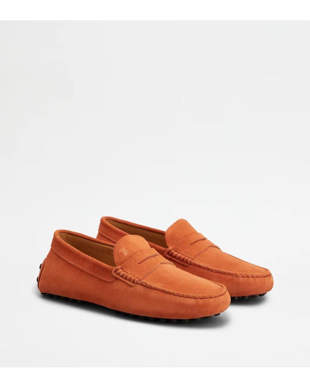 Tod's Brown Round-Toe Loafers for men