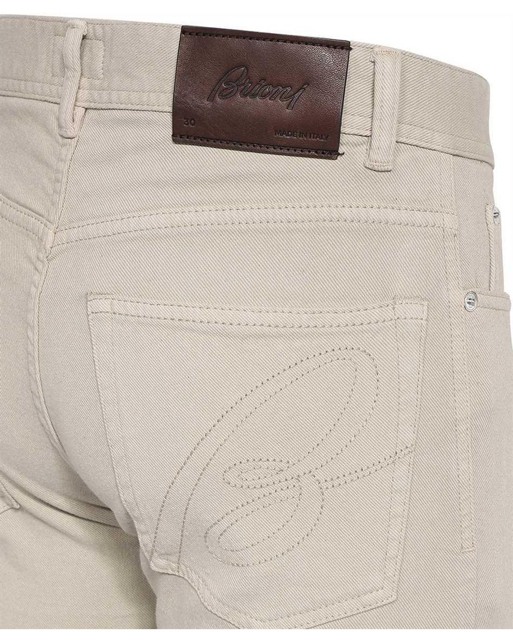 Brioni Gray Meribel Jeans for men