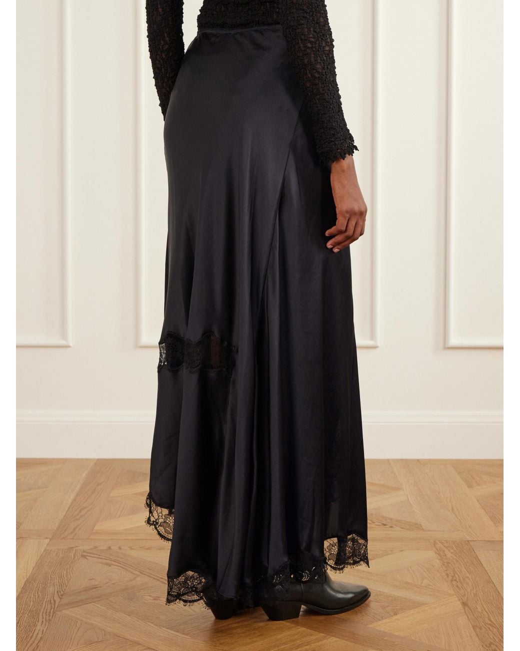 Isabel Marant Blue Lace Skirt