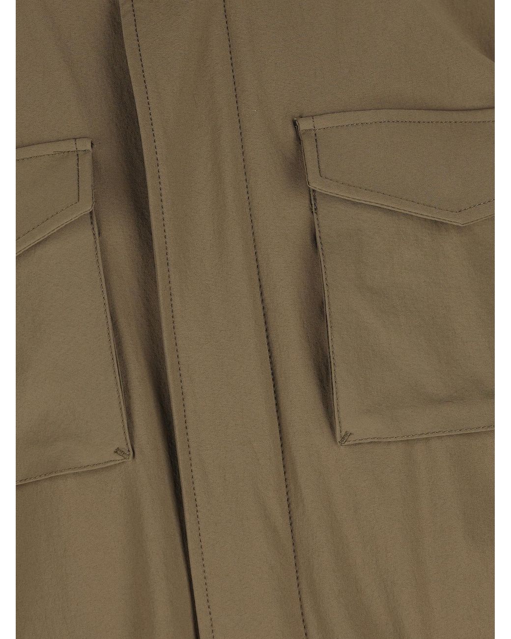 Herno Green High Neck Field Jacket for men