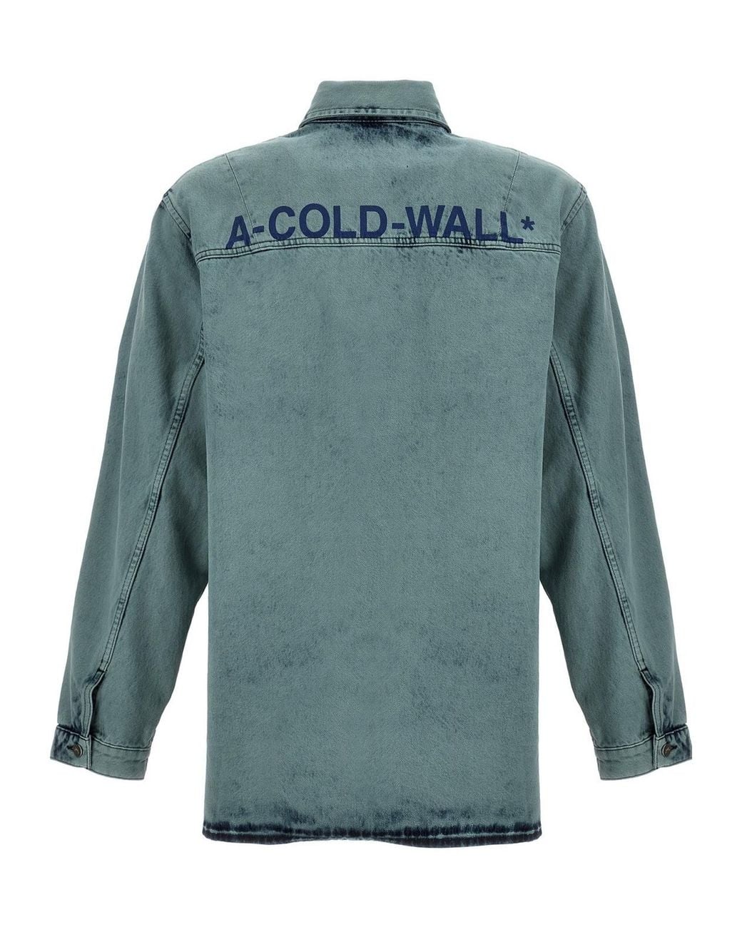 A_COLD_WALL* Blue 'Bleached Overdyed' Shirt for men